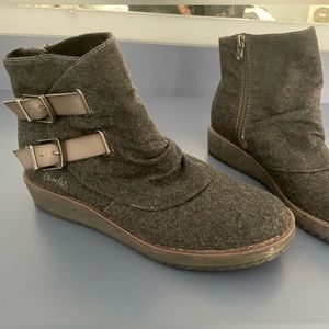 Women’s Blowfish Felt Mini-Wedge Heel Booties - Size 11M